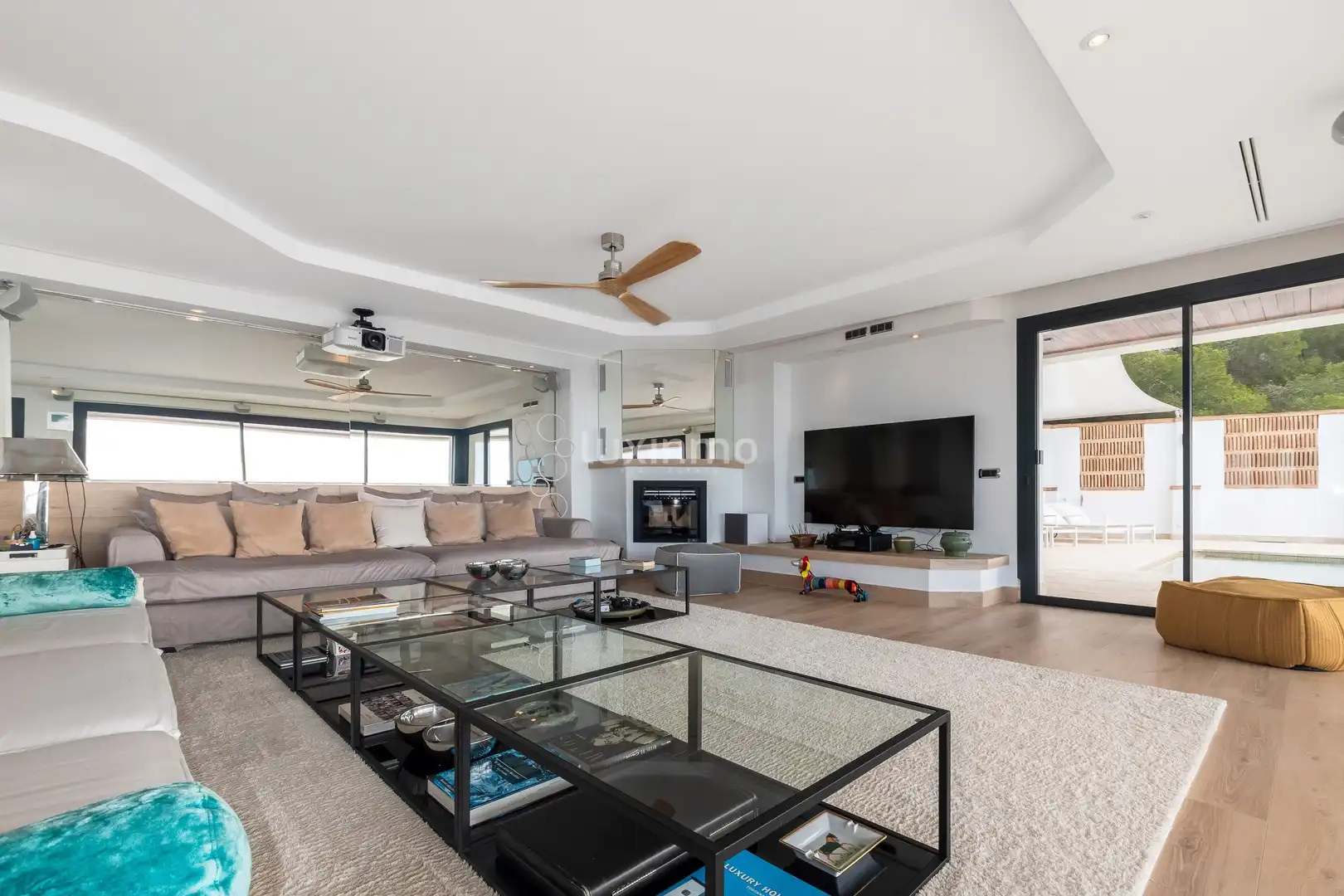 Sala de estar de Casa o chalet en venta en Altea con Aire acondicionado, Calefacción y Terraza
