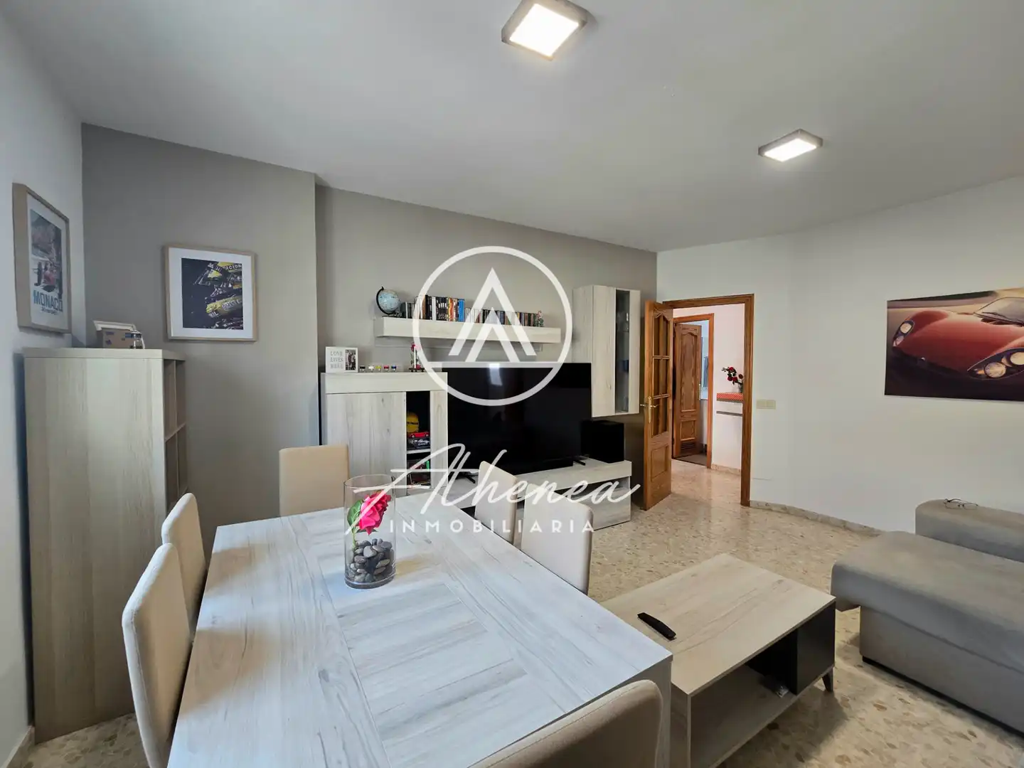 Living room of Detached homes for sale in Roquetas de Mar  with Air Conditioner, Heating and Terrace