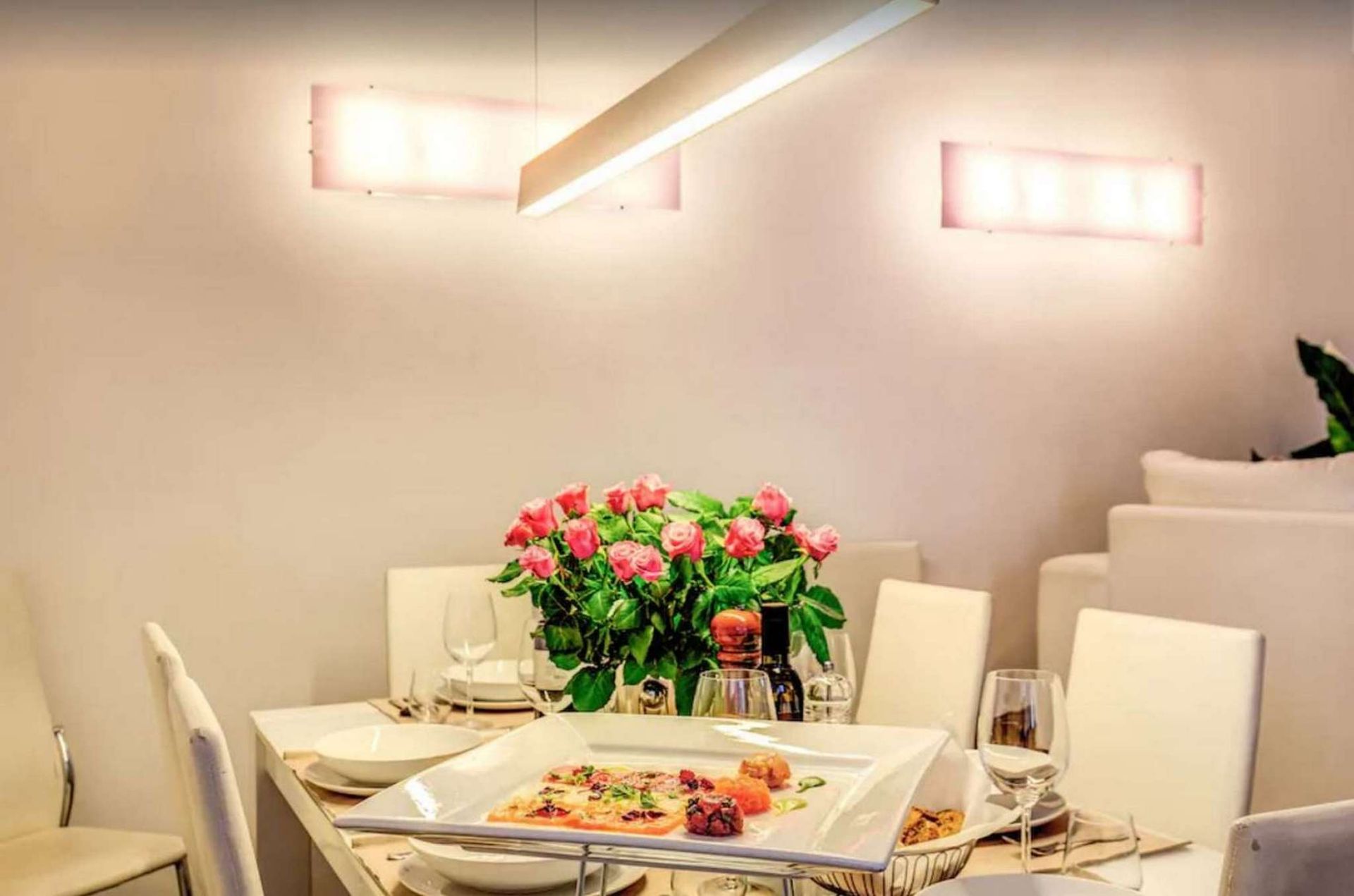 Dining room of Flat to rent in  Lleida Capital  with Air Conditioner, Furnished and TV