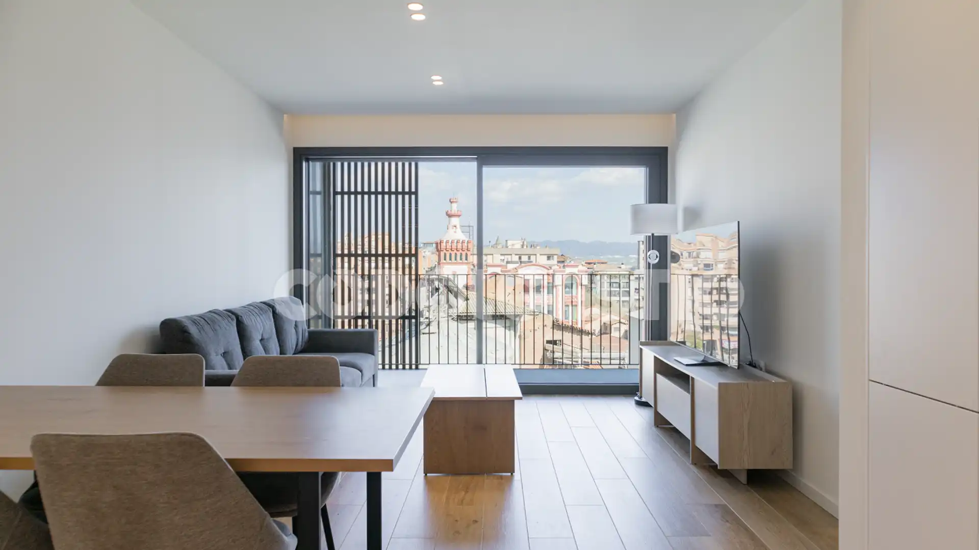 Sala de estar de Piso en venta en Vic con Terraza