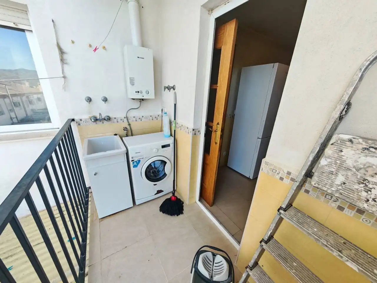 Terrasse von Wohnung zum Verkauf in Huétor Tájar mit Klimaanlage, Heizung und Terrasse
