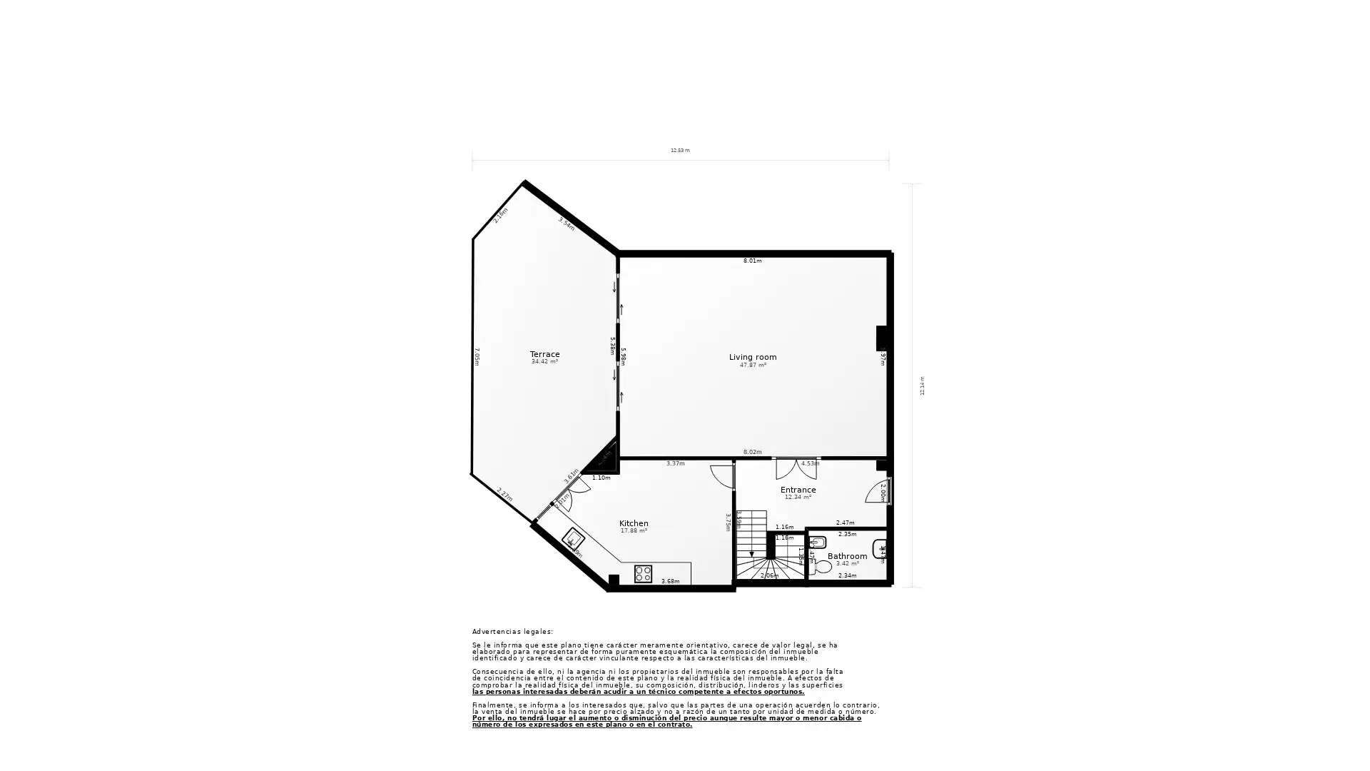 Maisonette zum Verkauf in Sitges mit Klimaanlage, Heizung und Terrasse