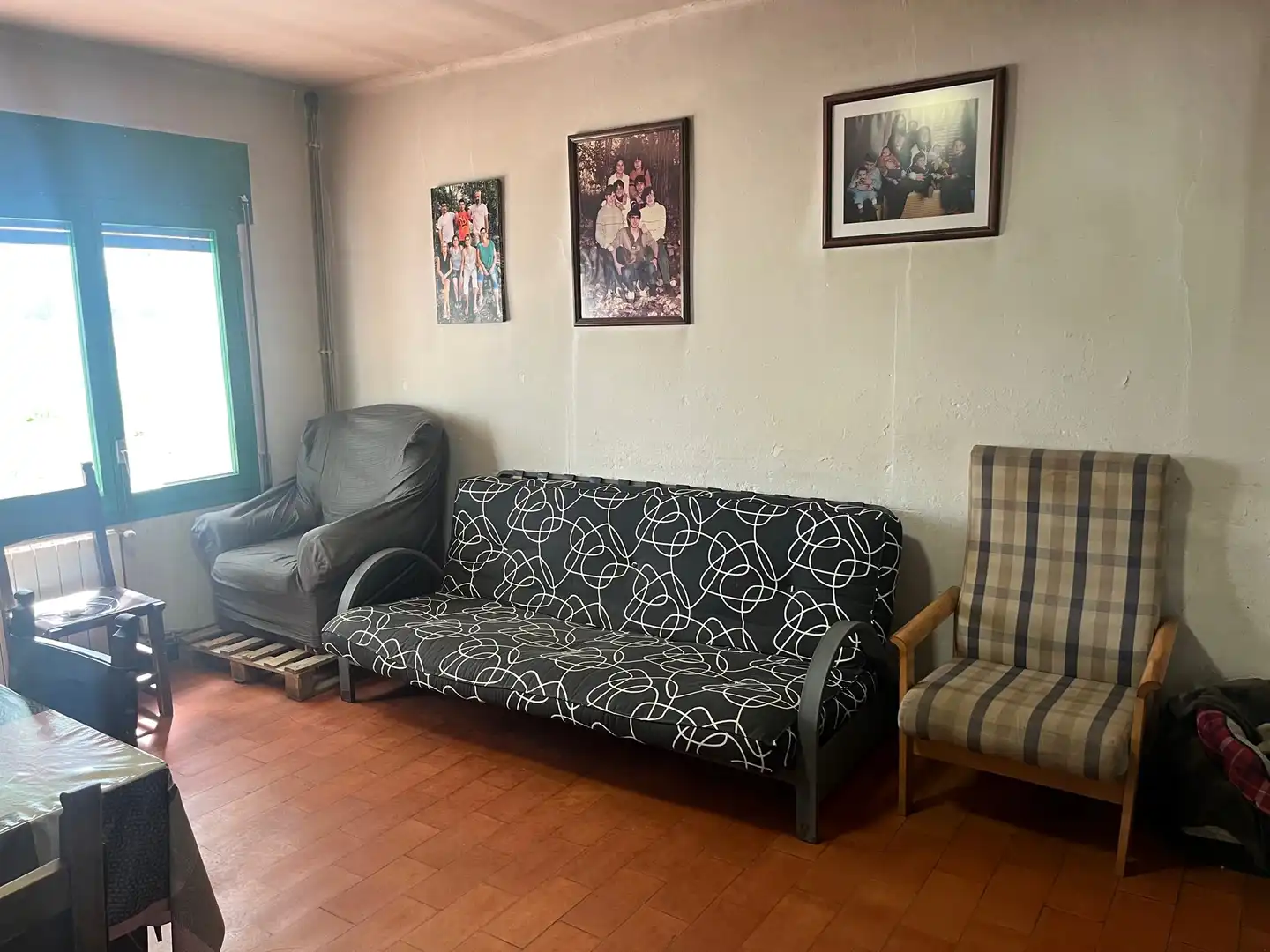 Sala de estar de Finca rústica en venta en Bescanó con Calefacción y Terraza