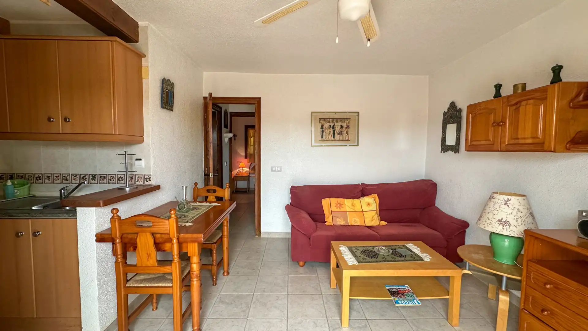 Sala d'estar de Casa adosada en venda en Orihuela amb Jardí privat, Terrassa i Traster