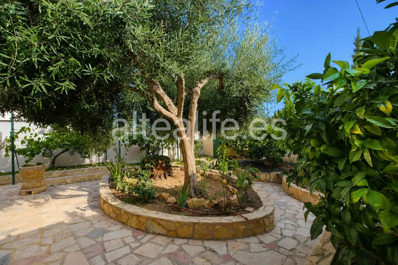 Jardí de Casa o xalet en venda en La Nucia amb Aire condicionat, Jardí privat i Terrassa