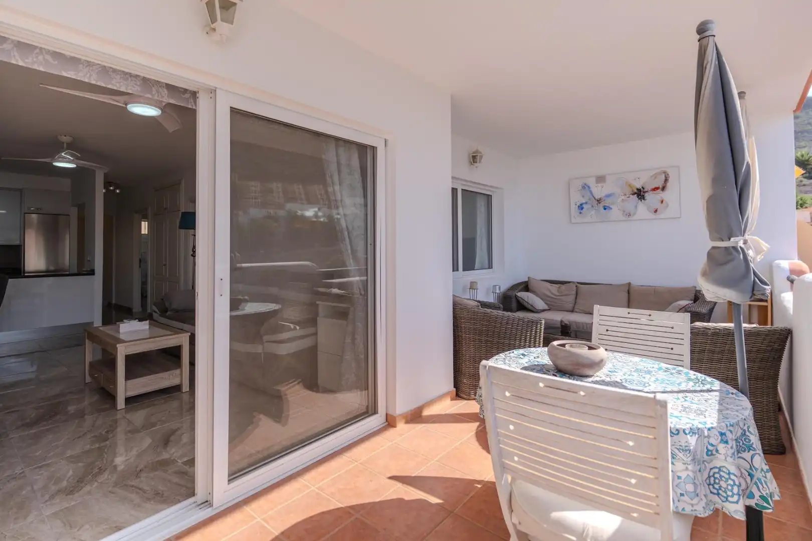 Terraza de Apartamento en venta en Adeje con Terraza, Amueblado y Piscina comunitaria