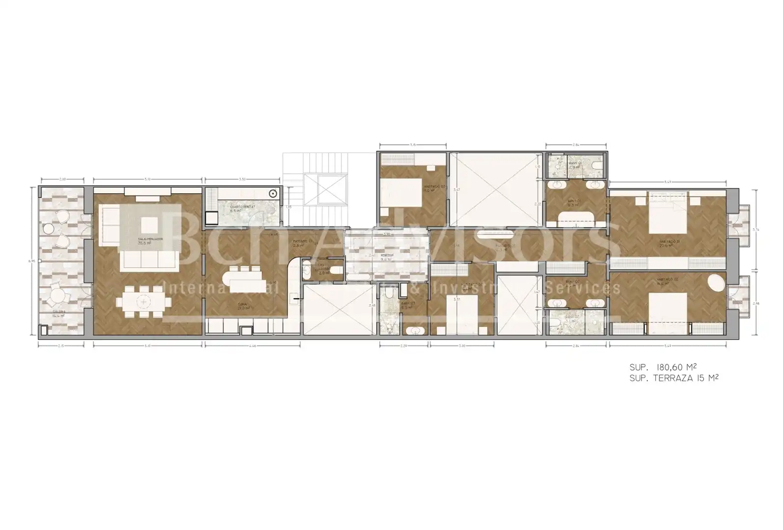 Appartamento con terrazza in vendita a Eixample, imagen 22