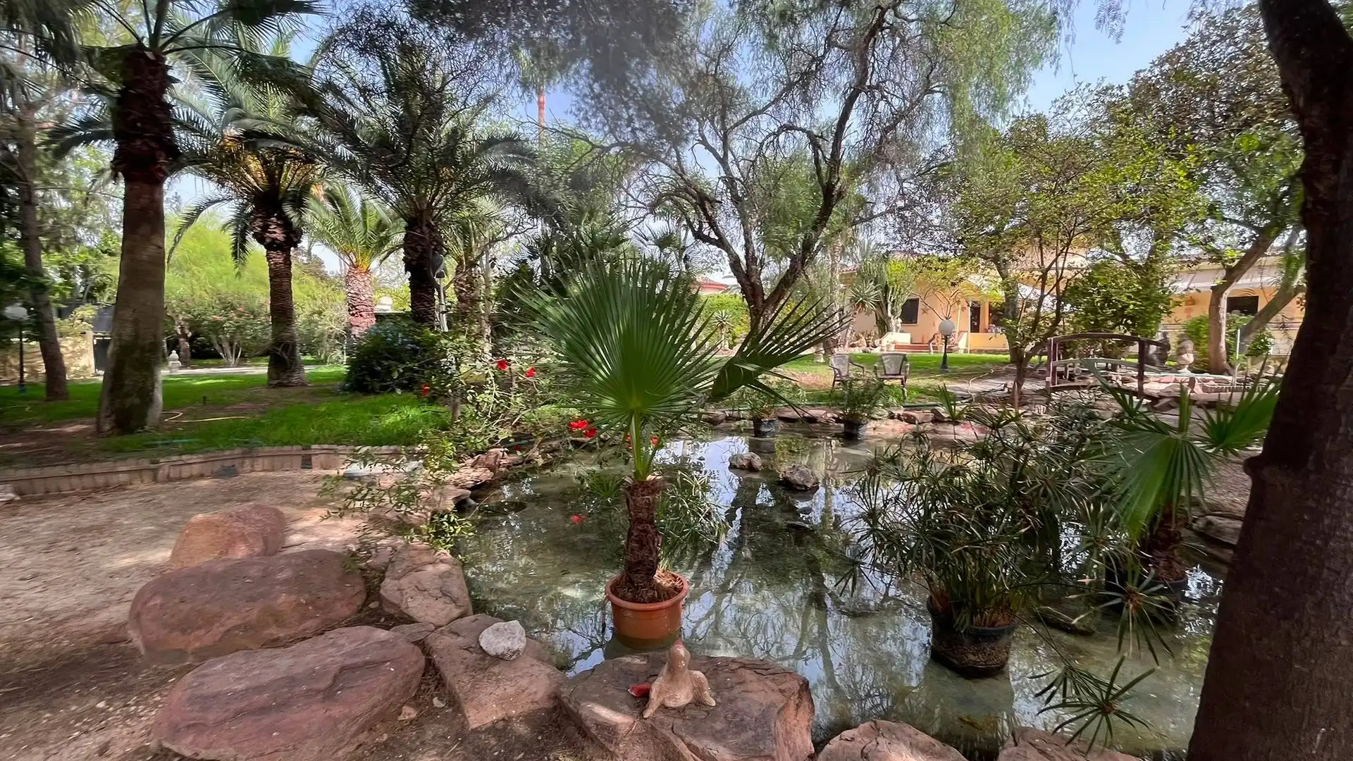 Jardín de Casa o chalet en venta en Elche / Elx con Aire acondicionado, Calefacción y Jardín privado