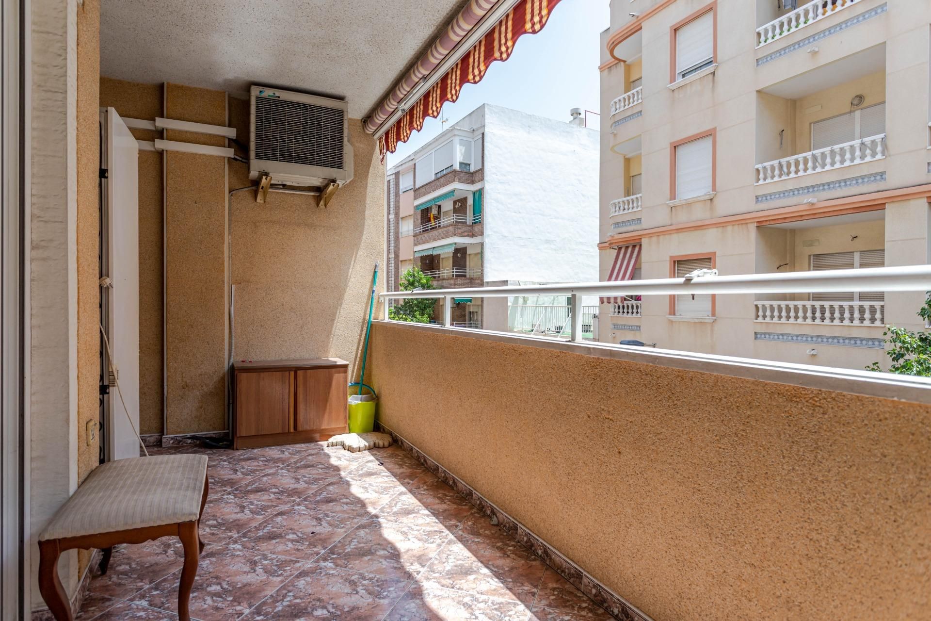 Balcony of Flat for sale in Torrevieja  with Air Conditioner, Private garden and Terrace