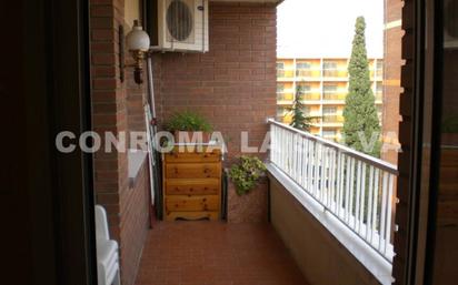 Balcony of Flat for sale in Calella  with Air Conditioner, Private garden and Storage room