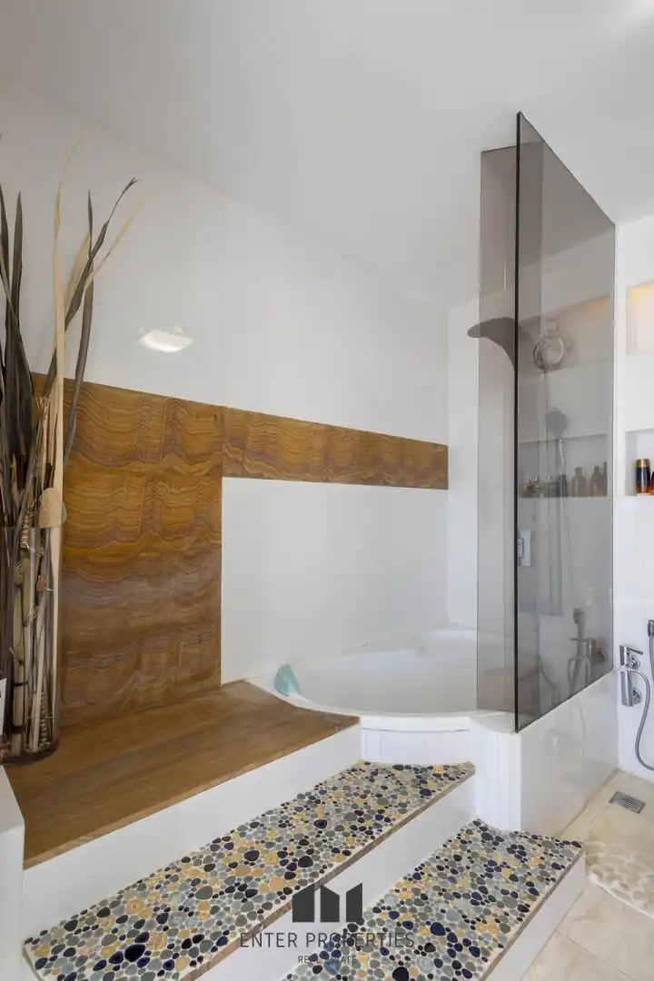 Bathroom of Flat for rent in Calpe / Calp  with Air Conditioner, Heating and Terrace