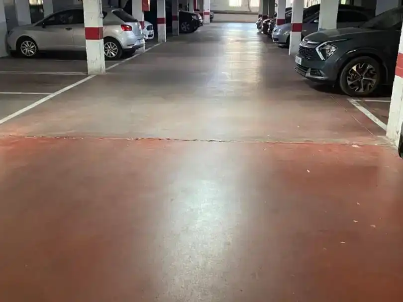 Parking of Flat for sale in Benalmádena  with Air Conditioner and Swimming Pool