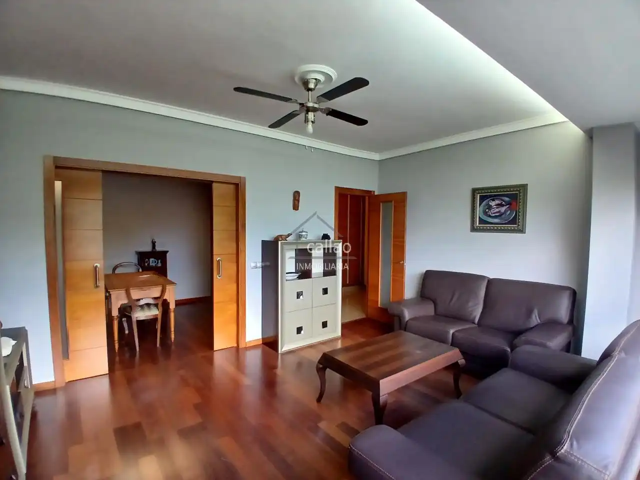 Sala de estar de Piso de alquiler en Ferrol con Calefacción, Parquet y Trastero