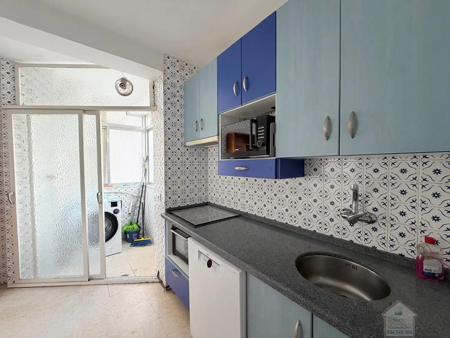 Küche von Wohnung zur Miete in Nervión