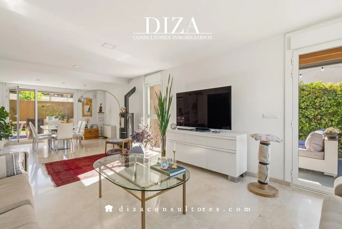 Sala de estar de Casa adosada en venta en Montecillo