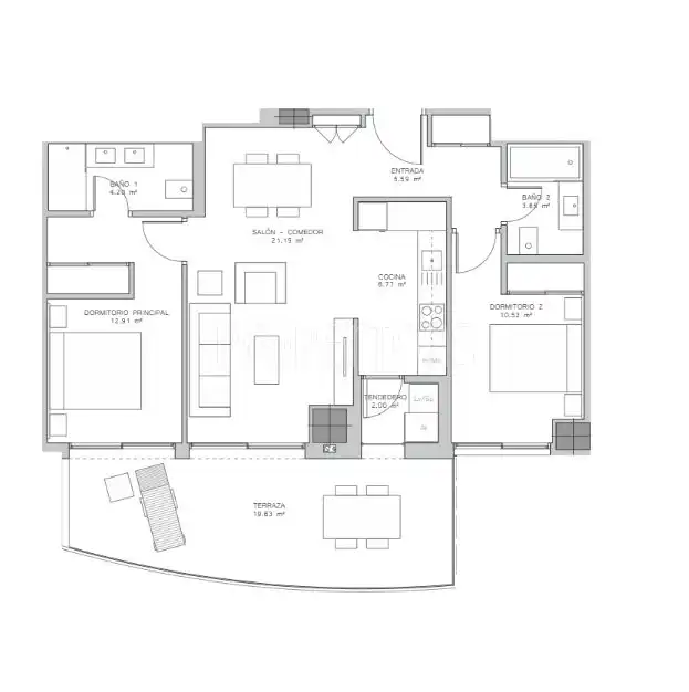 Piso en venta en Playa de Poniente, imagen 62