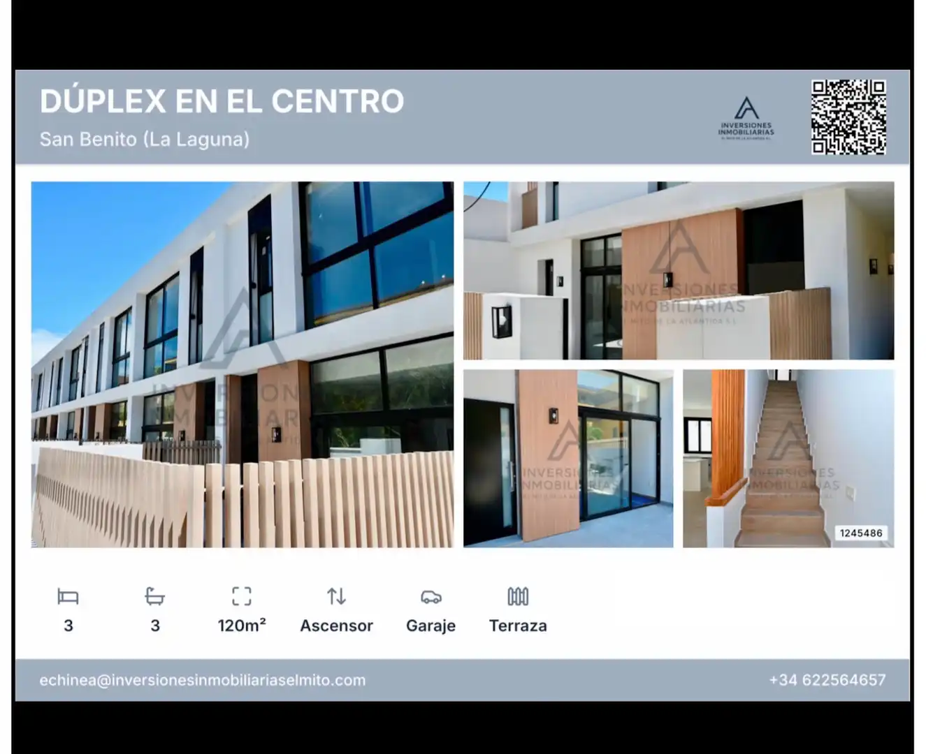 Vista exterior de Dúplex en venda en San Cristóbal de la Laguna amb Aire condicionat, Jardí privat i Terrassa