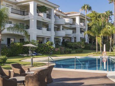 Apartament amb piscina en venda a Milla de Oro
