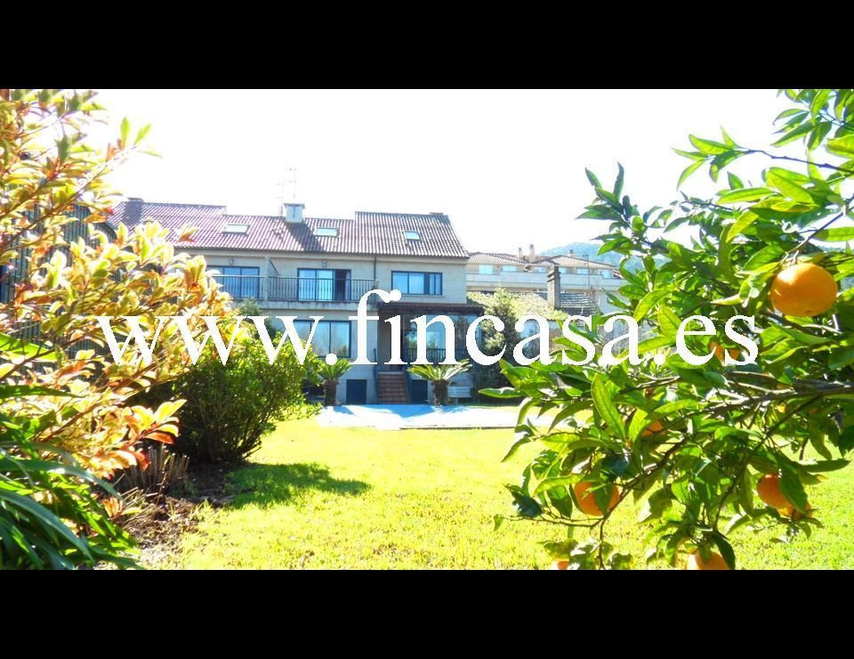 Garden of House or chalet for sale in Baiona  with Private garden, Parquet flooring and Terrace
