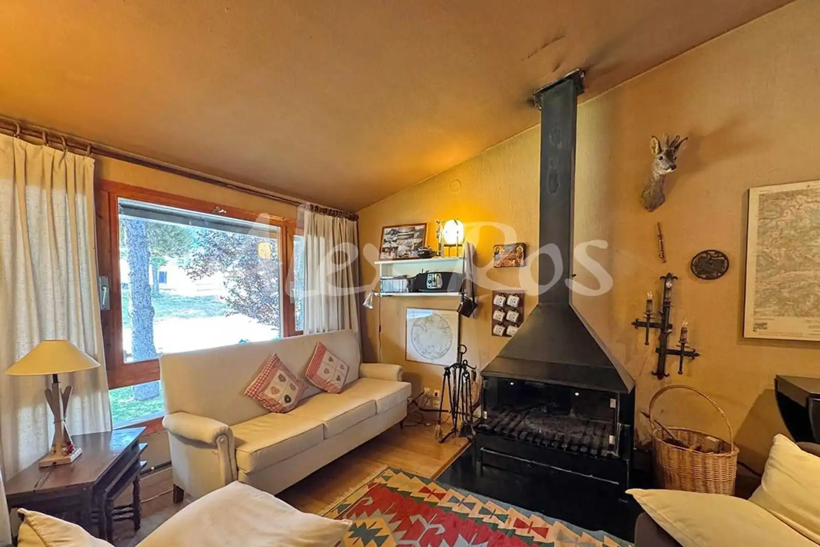 Sala d'estar de Casa o xalet en venda en Alp amb Calefacció