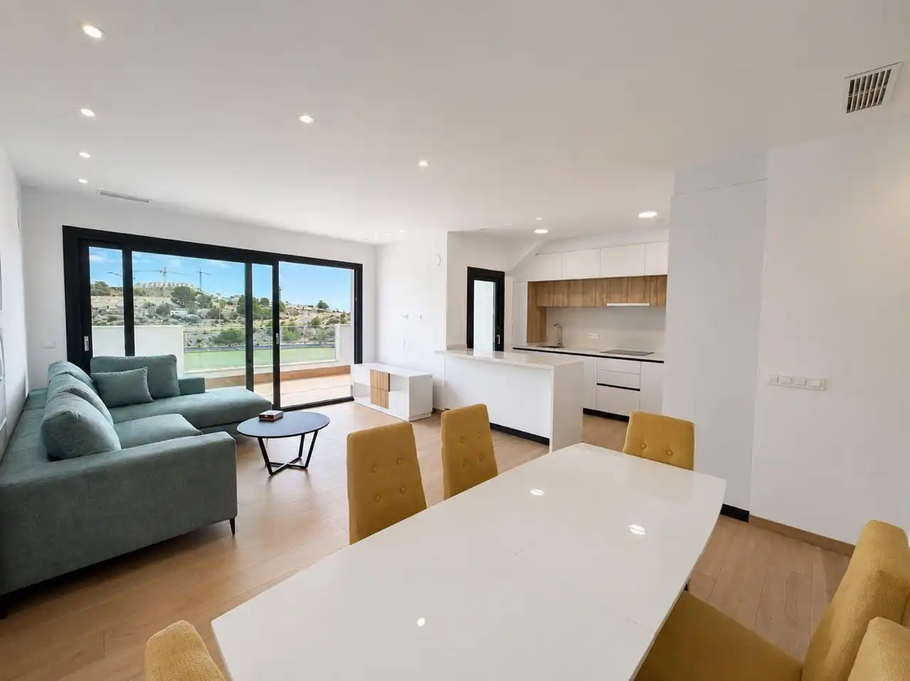 Sala de estar de Ático en venta en Villajoyosa / La Vila Joiosa