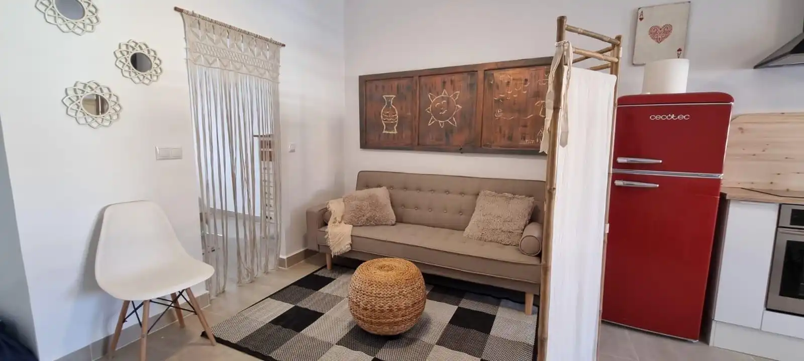 Sala de estar de Apartamento de alquiler en Cartagena con Terraza y Amueblado