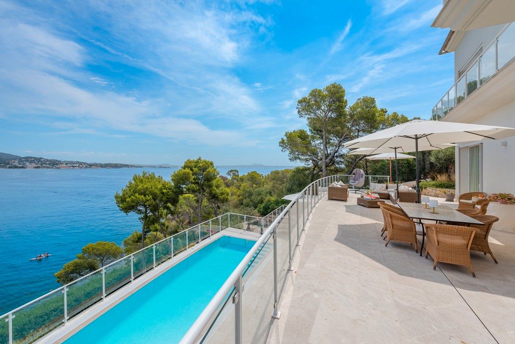 Terrassa de Casa o xalet en venda en Calvià amb Aire condicionat, Jardí privat i Terrassa