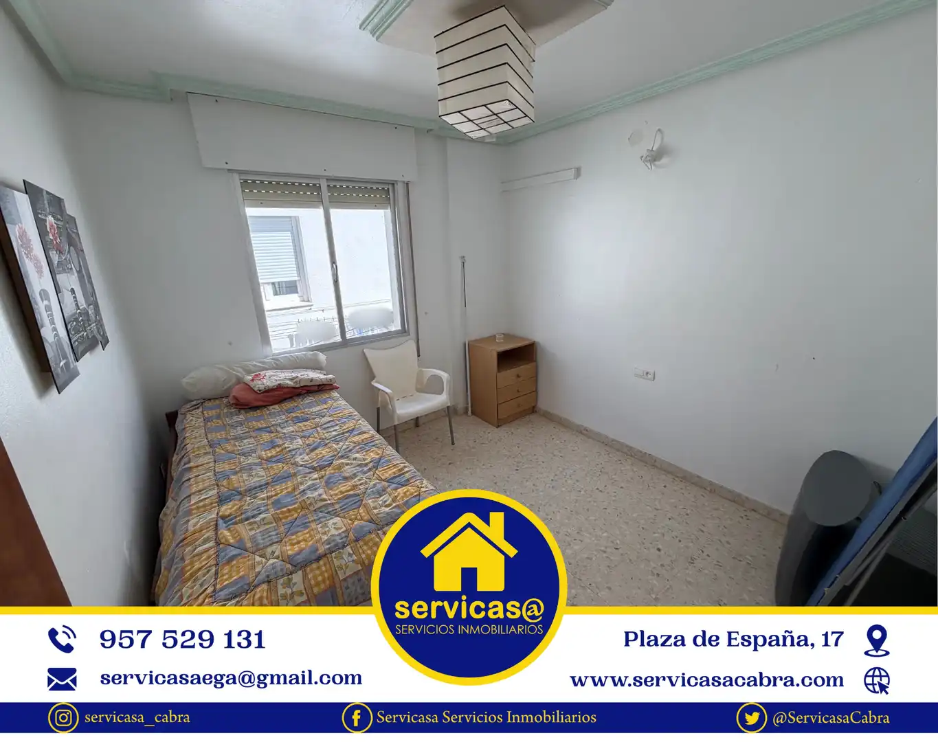 Bedroom of Flat for sale in Cabra  with Air Conditioner, Furnished and Balcony