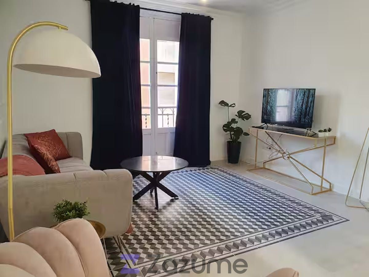 Living room of Flat to rent in Alcoy / Alcoi  with Air Conditioner, Furnished and Oven