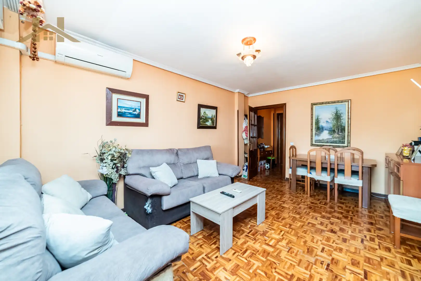 Living room of Flat for sale in Móstoles  with Heating and Terrace
