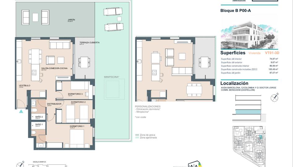 Photo 1 from new construction home in Flat for sale in Avinguda Barcelona, 41, Torreón - La Almadraba, Castellón