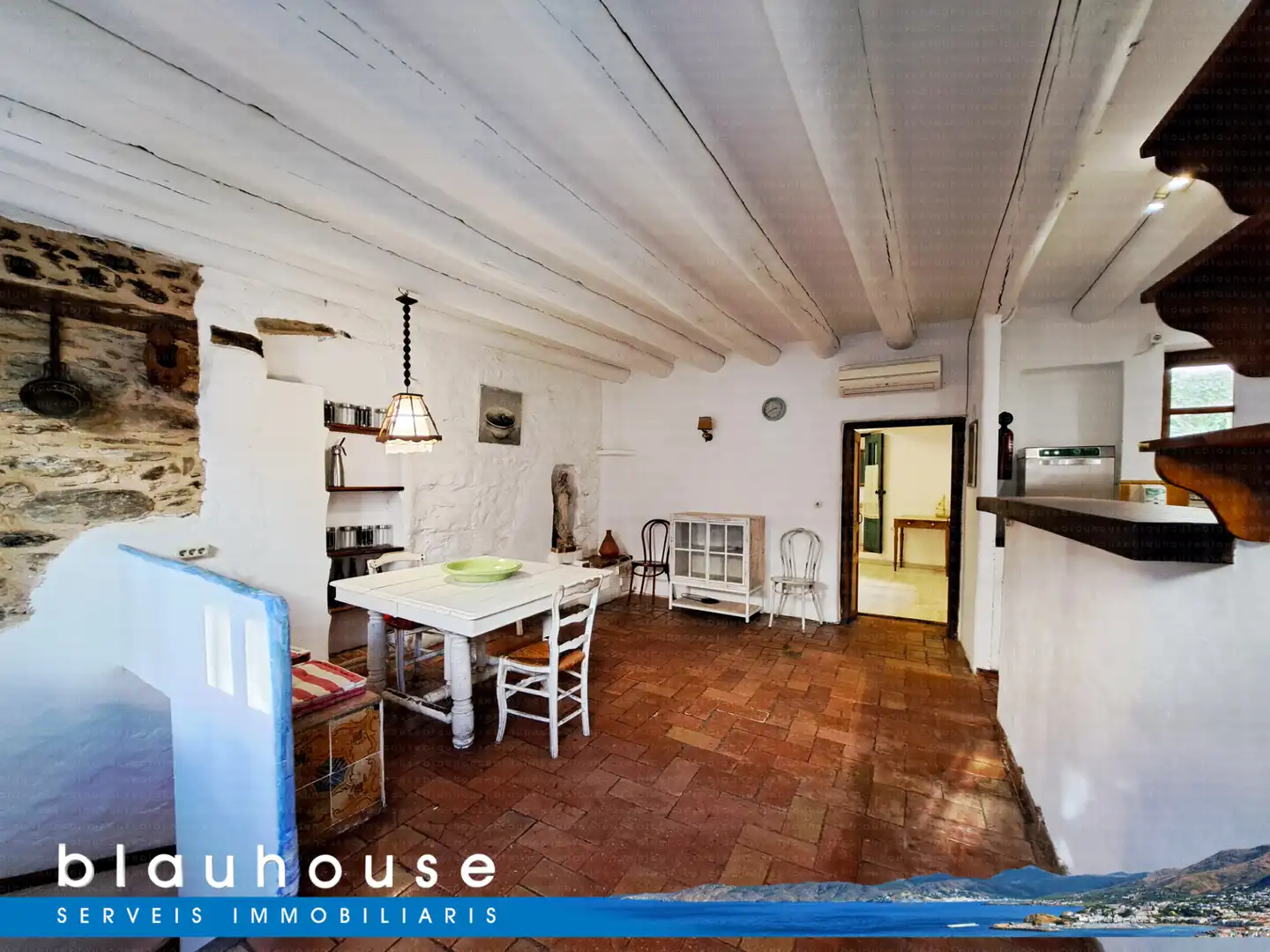 Cocina de Casa o chalet en venta en La Selva de Mar con Aire acondicionado, Calefacción y Terraza