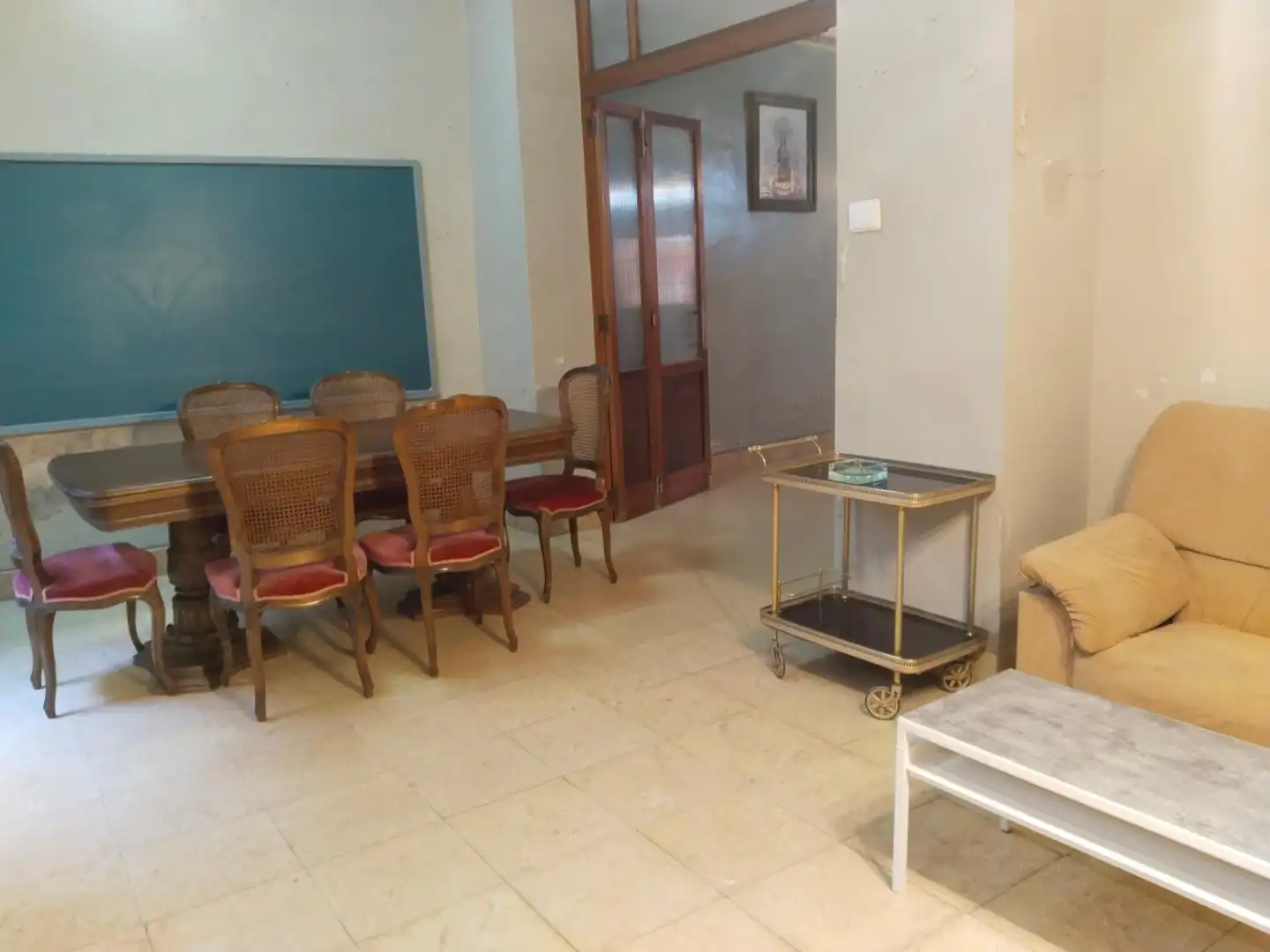 Menjador de Casa o xalet en venda en Algemesí amb Terrassa i Balcó