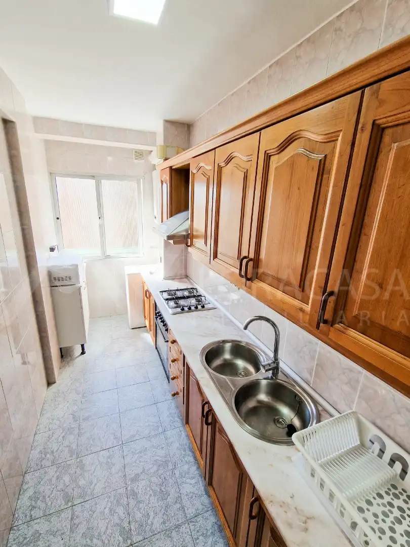 Kitchen of Flat for rent in Málaga  with Air Conditioner, Terrace and Furnished