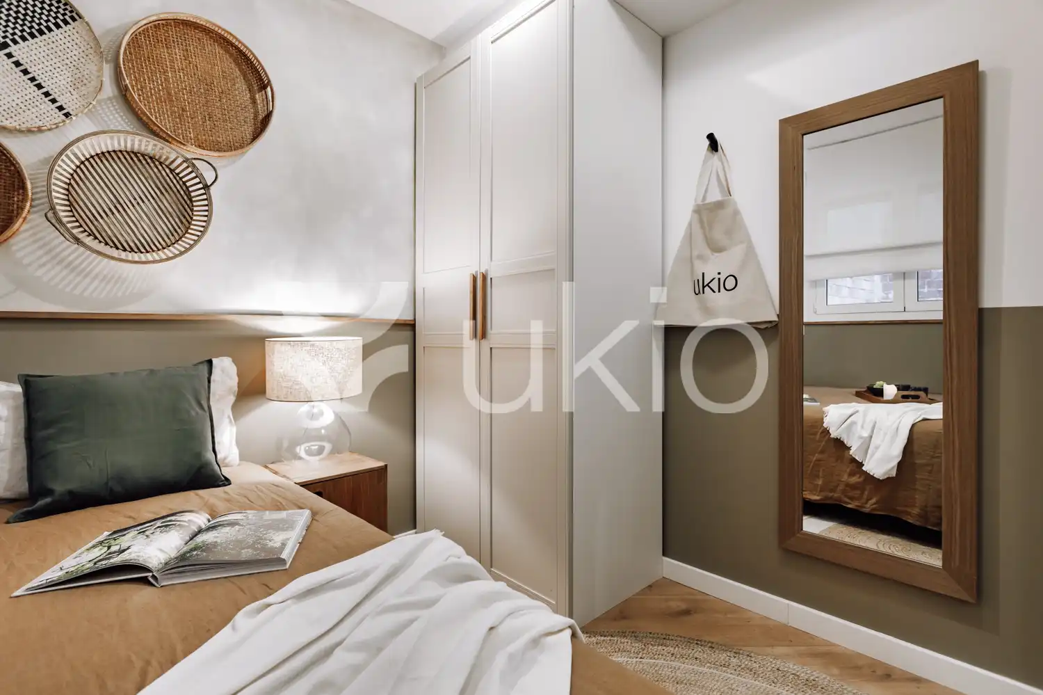 Bedroom of Apartments for rent in Barcelona  with Air Conditioner, Heating and Furnished