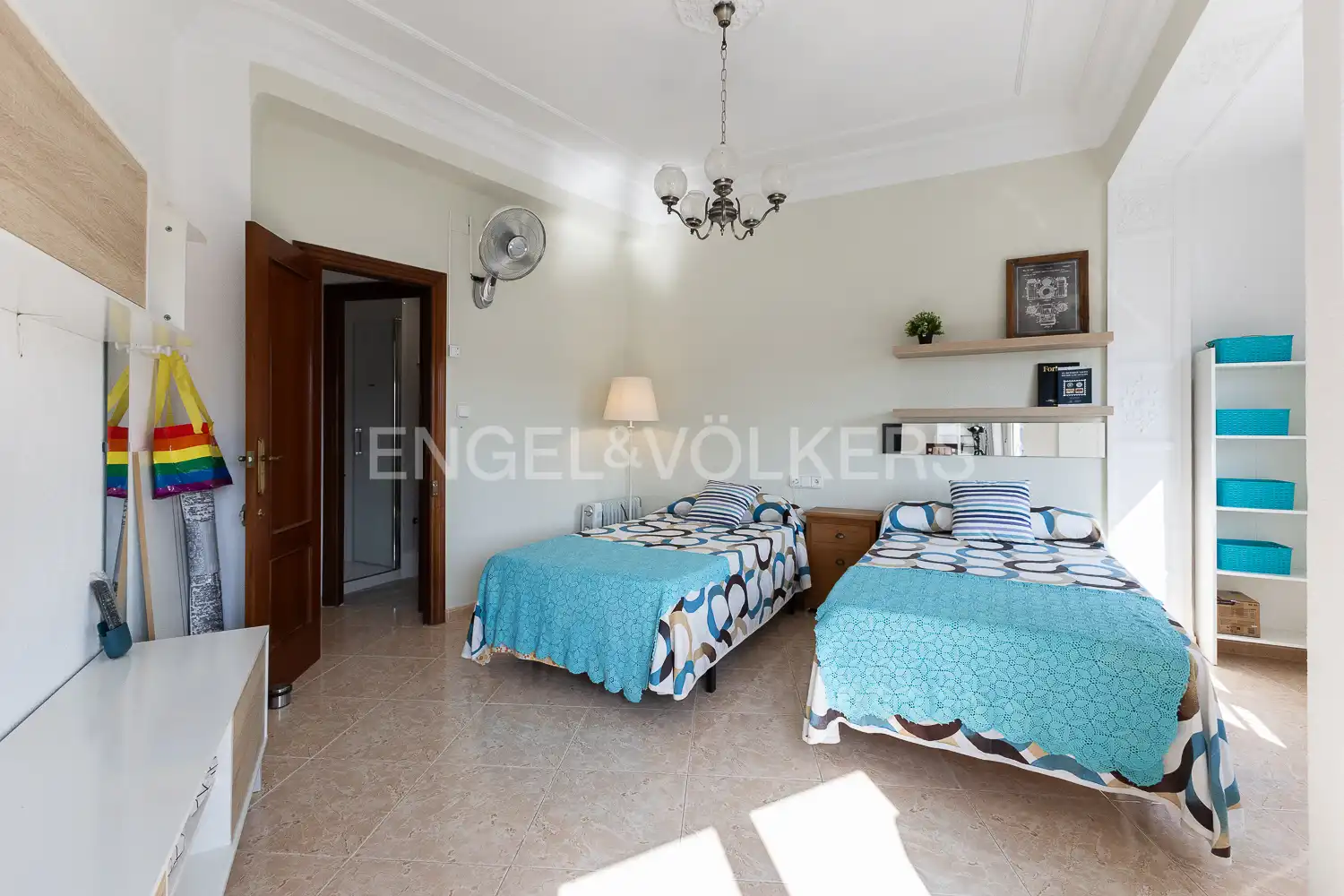 Bedroom of Flat for rent in Valencia  with Air Conditioner, Heating and Furnished