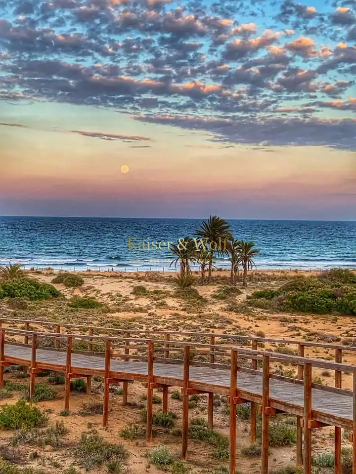 Vista exterior de Casa o xalet en venda en Santa Pola amb Aire condicionat, Terrassa i Moblat