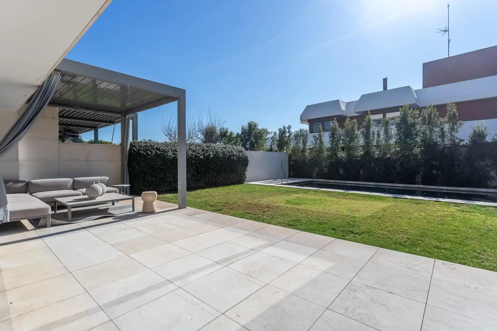 Terrassa de Casa adosada en venda en Esplugues de Llobregat amb Calefacció, Jardí privat i Terrassa