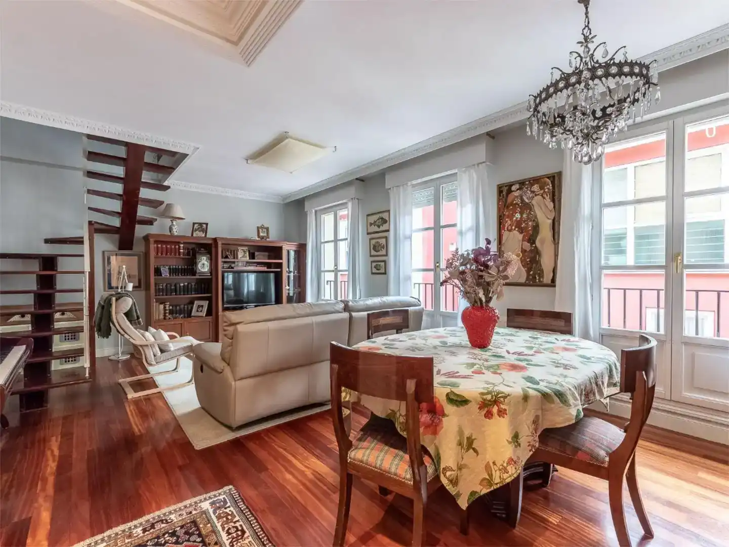 Wohnzimmer von Maisonette zum Verkauf in Bilbao 