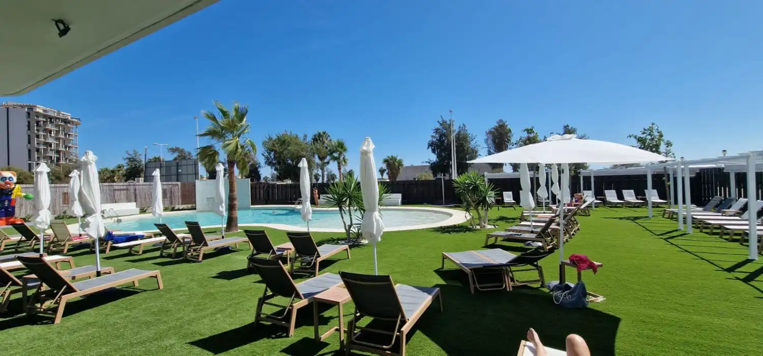 Piscina de Apartamento de alquiler en Moncofa con Aire acondicionado, Terraza y Trastero