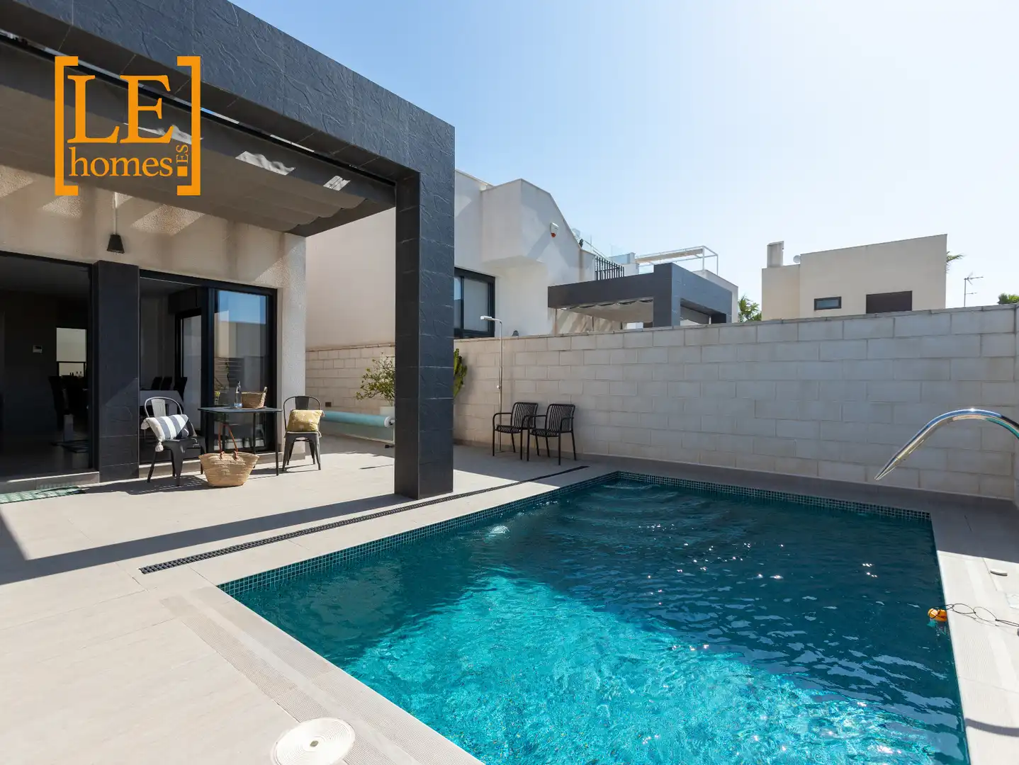 Piscina de Casa o xalet en venda en Rojales amb Aire condicionat, Jardí privat i Terrassa