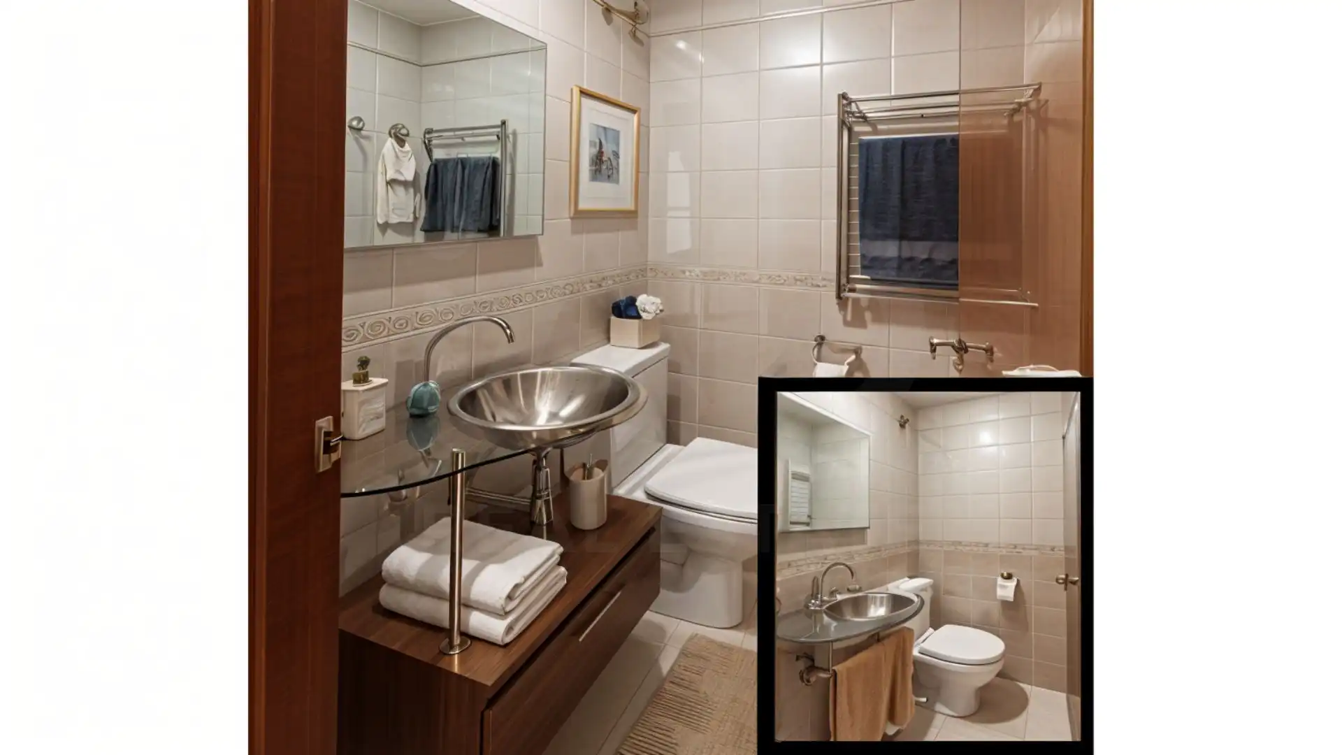 Baño de Casa adosada en venta en Barcelona con Aire acondicionado, Calefacción y Terraza
