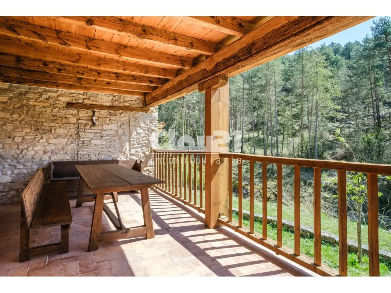 Terrassa de Casa o xalet en venda en Borredà amb Jardí privat