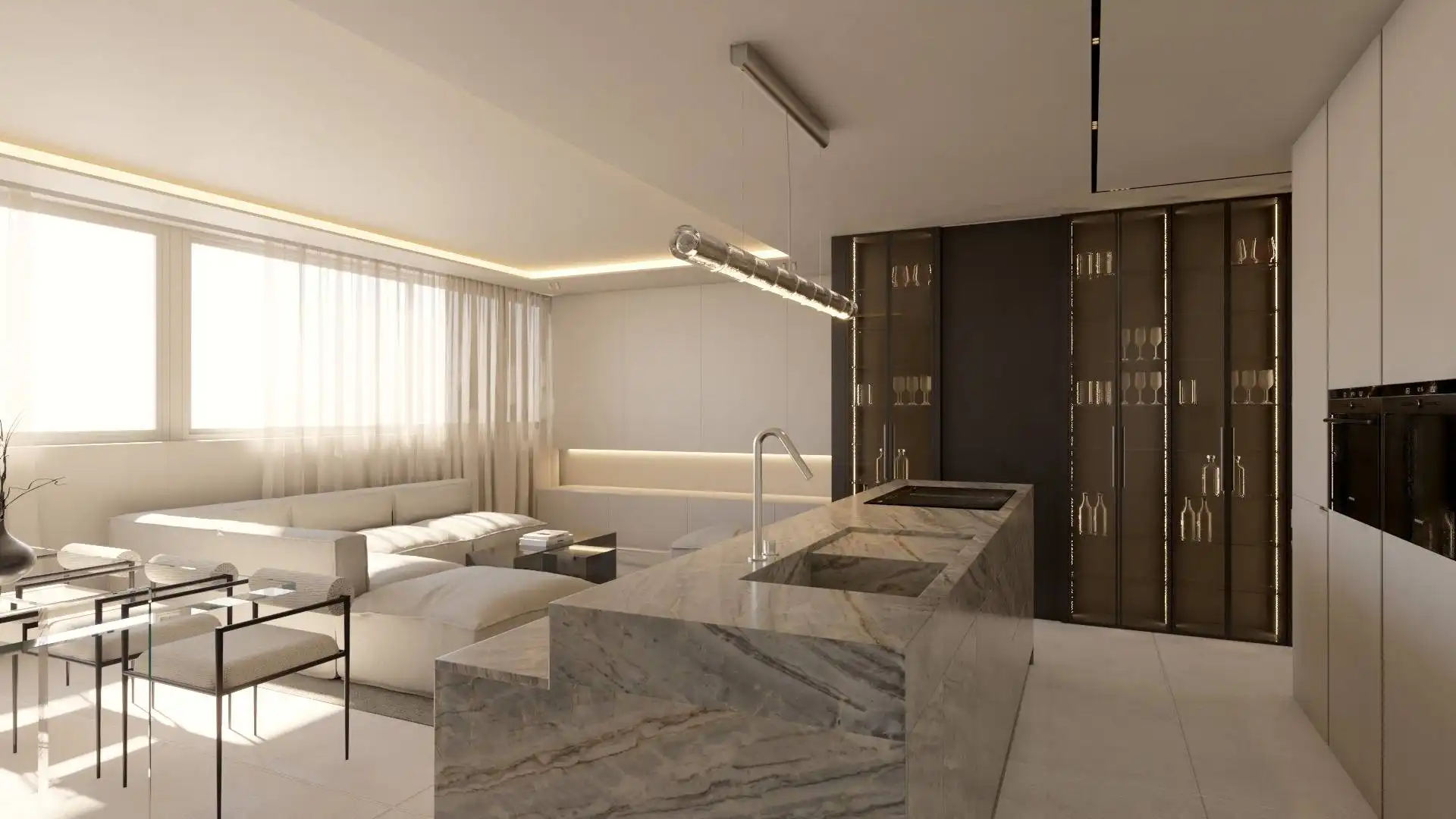 Sala de estar de Ático en venta en Las Palmas de Gran Canaria