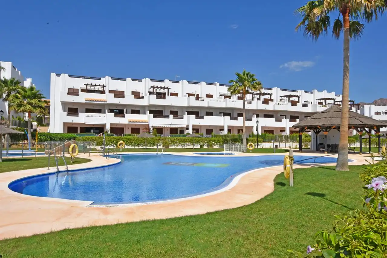 Jardín de Apartamento en venta en Pulpí con Aire acondicionado, Piscina y Amueblado
