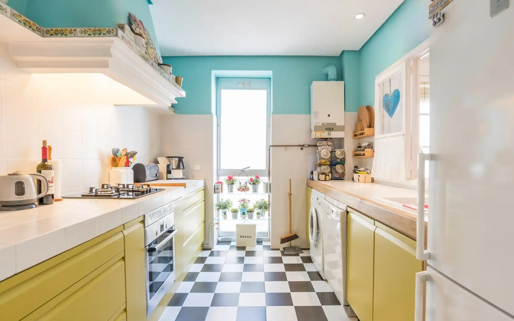 Kitchen of Flat for sale in Madrid  with Air Conditioner, Heating and Private garden
