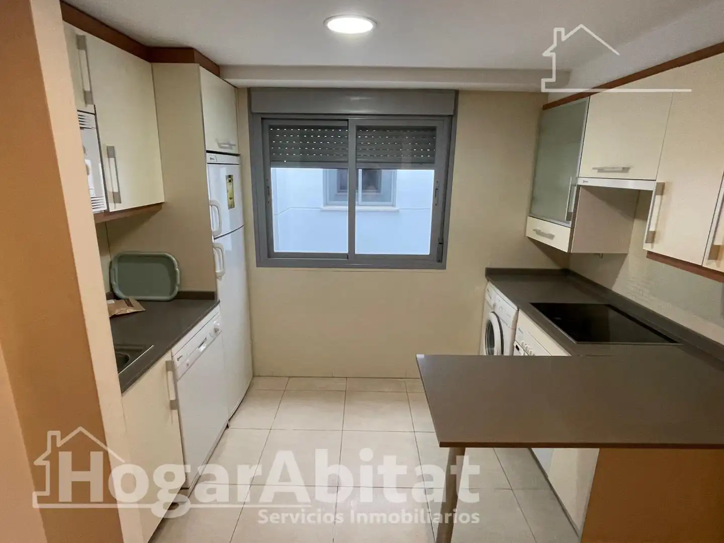 Kitchen of Flat for sale in Vera  with Air Conditioner, Private garden and Terrace