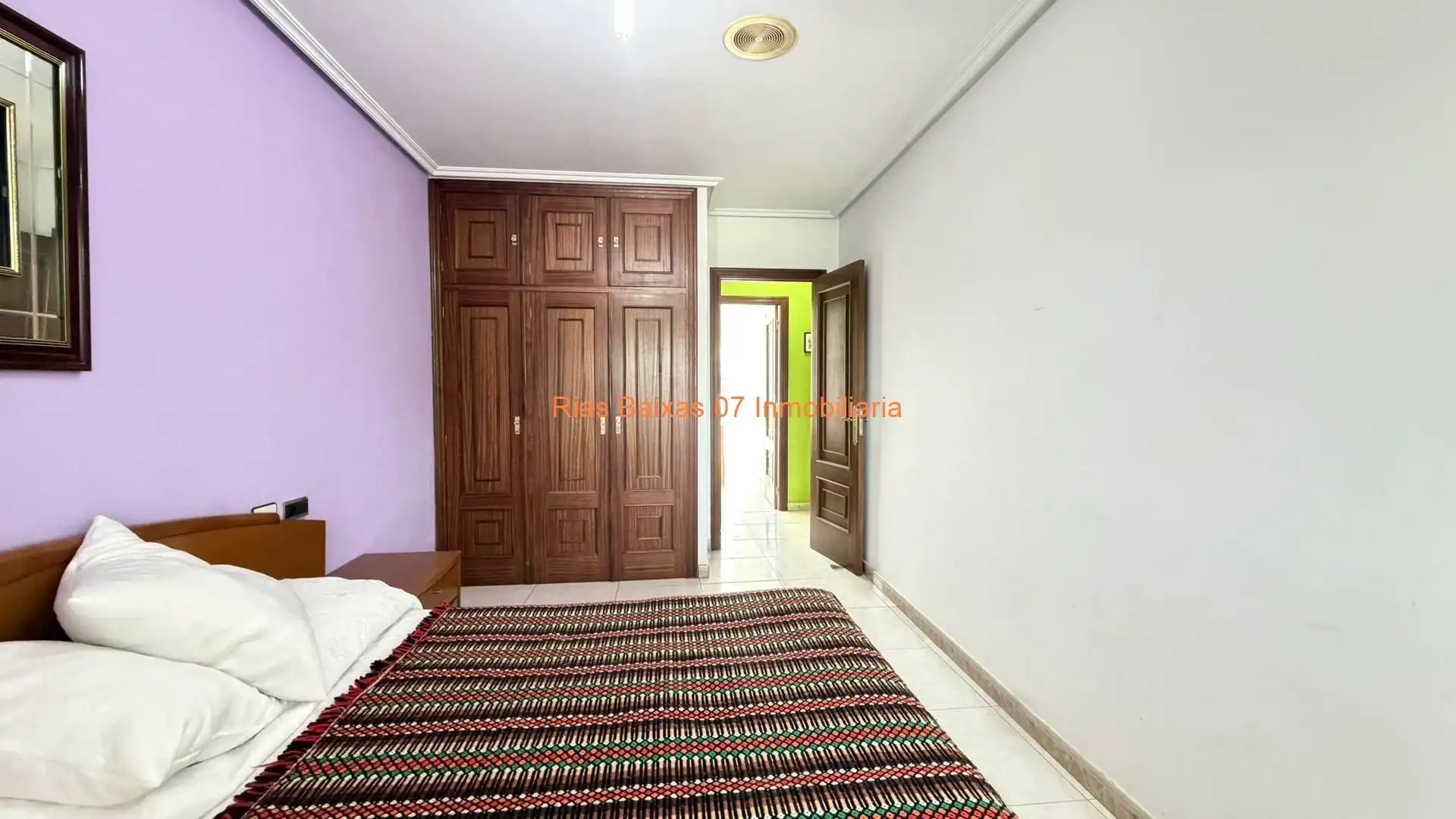 Bedroom of Flat for sale in Cortegada  with Heating, Terrace and Furnished