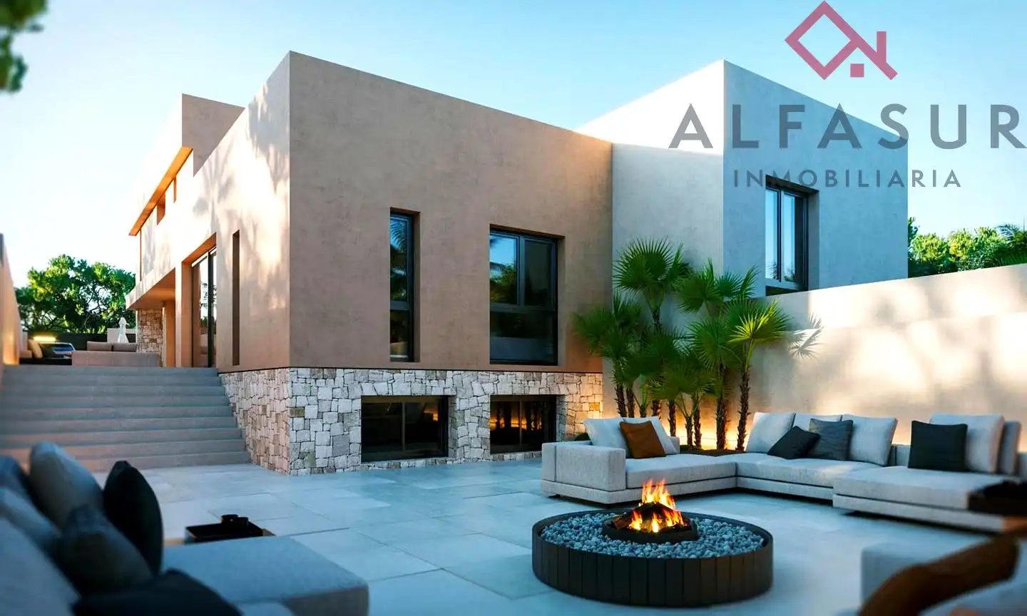 Terraza de Casa adosada en venta en Alhaurín de la Torre con Jardín privado y Piscina