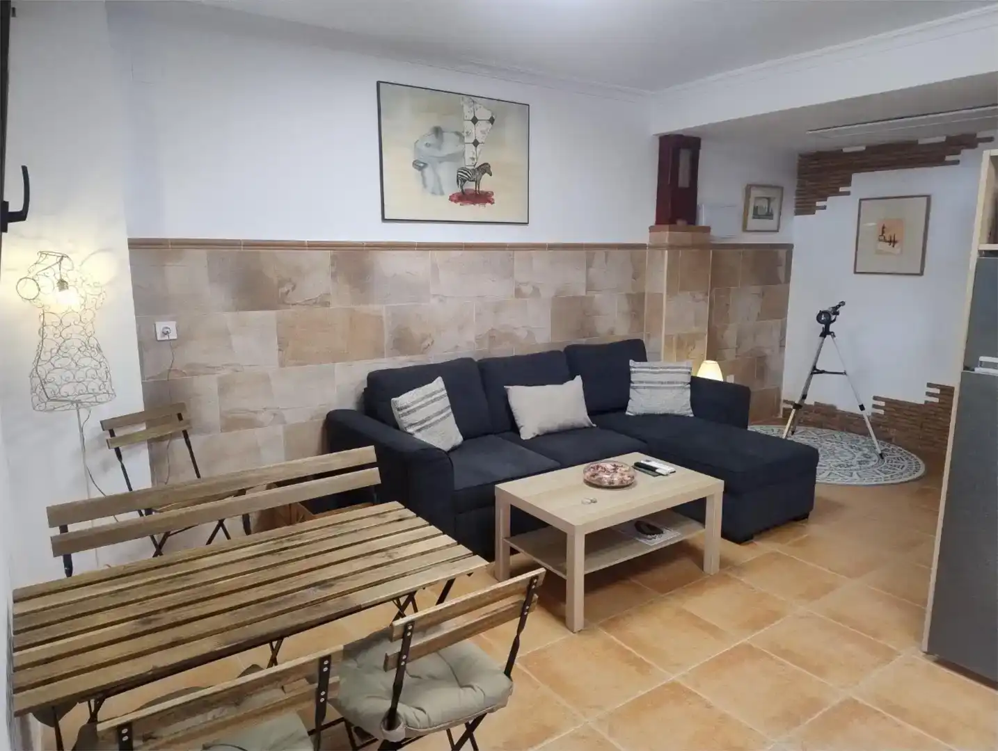 Sala d'estar de Apartament de lloguer en Sevilla amb Aire condicionat, Moblat i Microones
